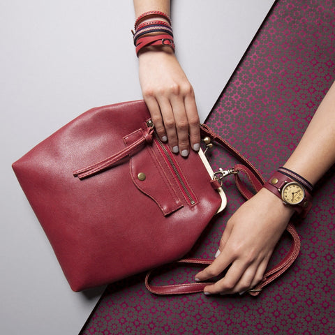 red, black, blue, brown